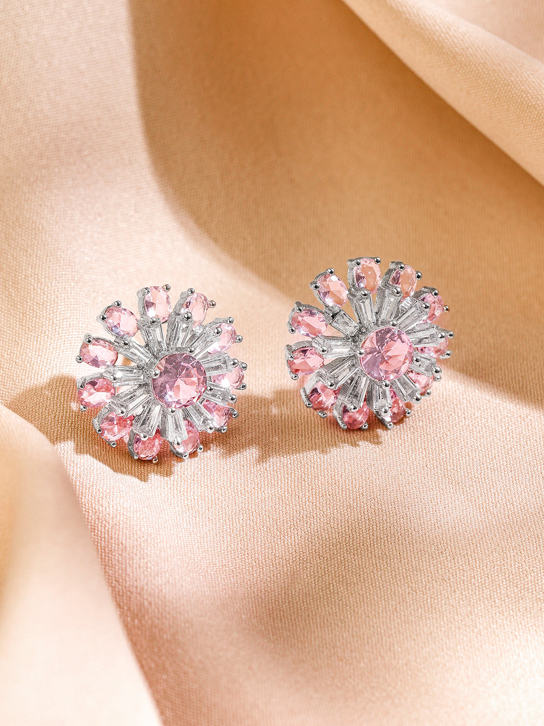 Eternal Blossom American Diamond Zirconia Studs