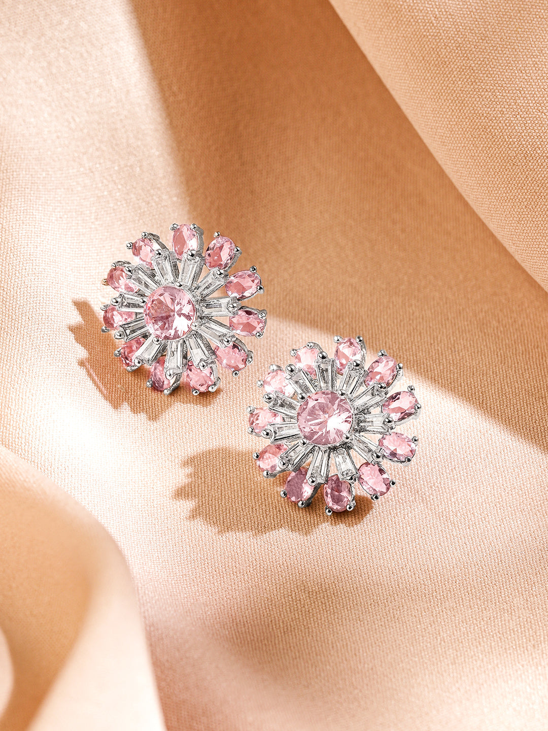 Eternal Blossom American Diamond Zirconia Studs