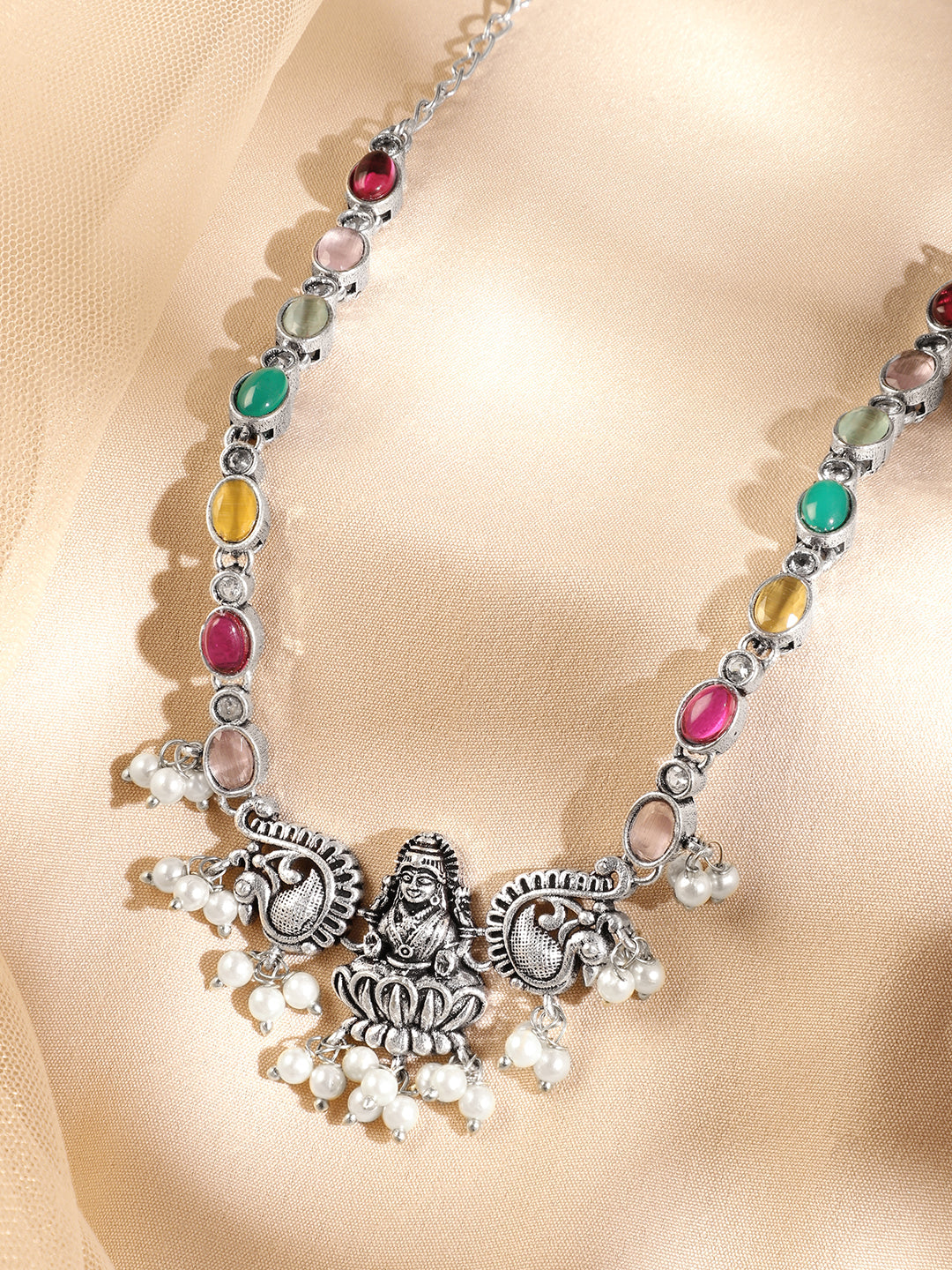 Spiritual Gleam Goddess Laksmi Necklace