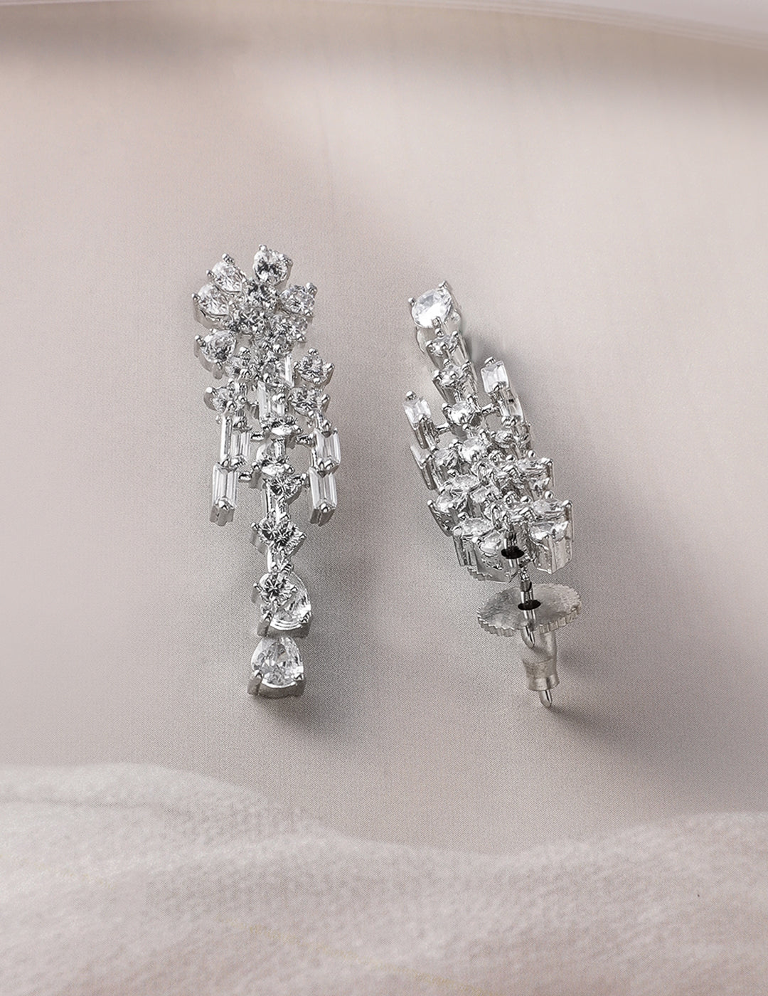 American Diamond Zirconia Necklace Set