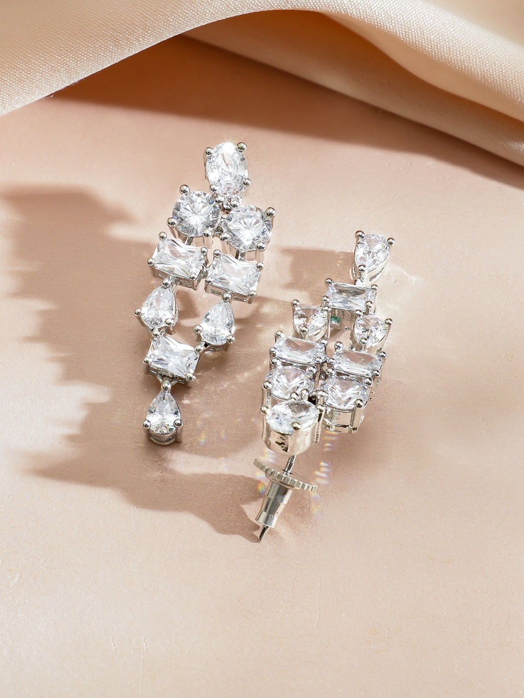 Timeless White American Diamond Crystal Necklace