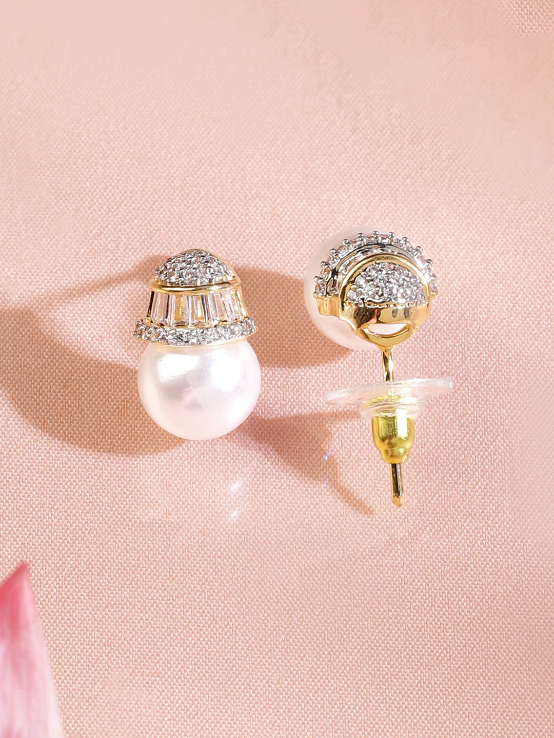 Moon Pearl Crystal Pendant Set