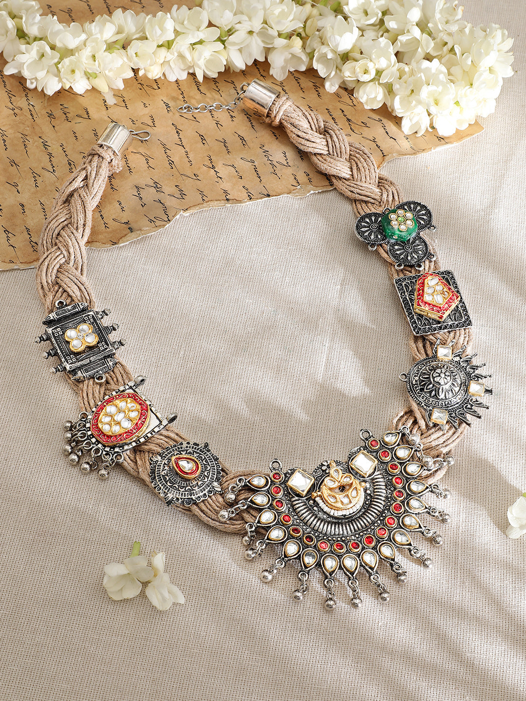Tibal s Oxidised Statement Necklace