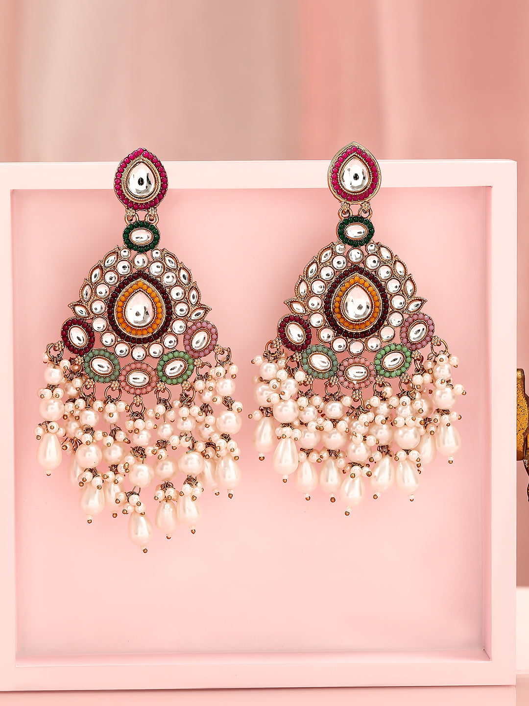 Heritage Charm Multitone Chandbali
