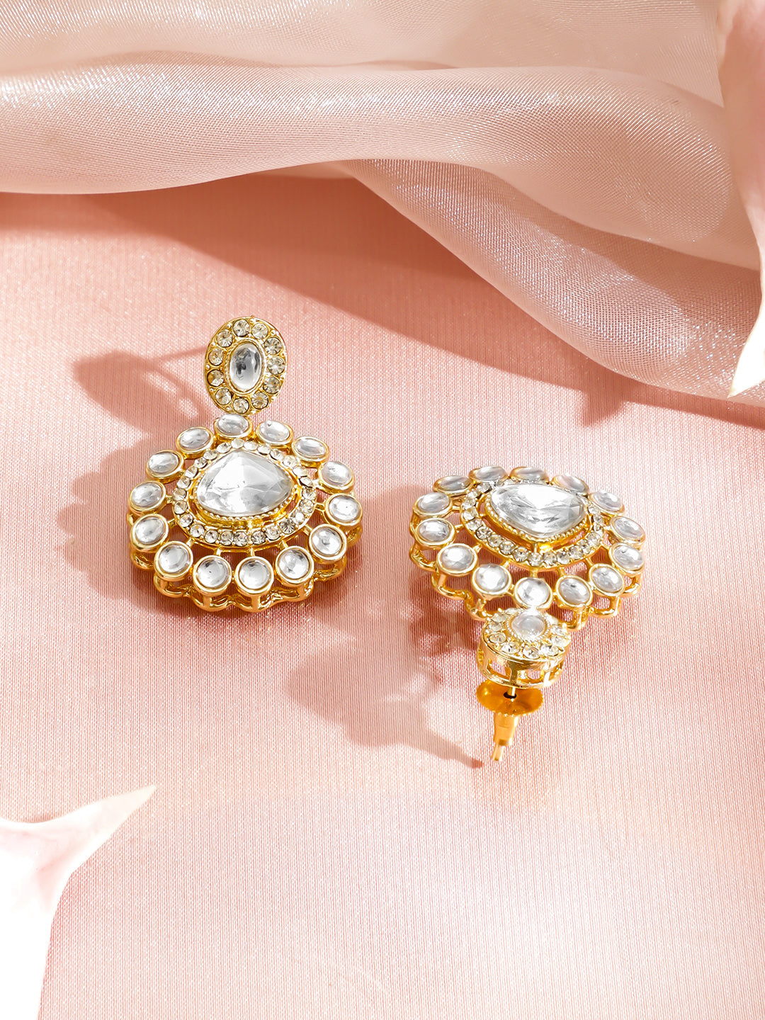 Ethnic Pearl Crescent Necklace Set