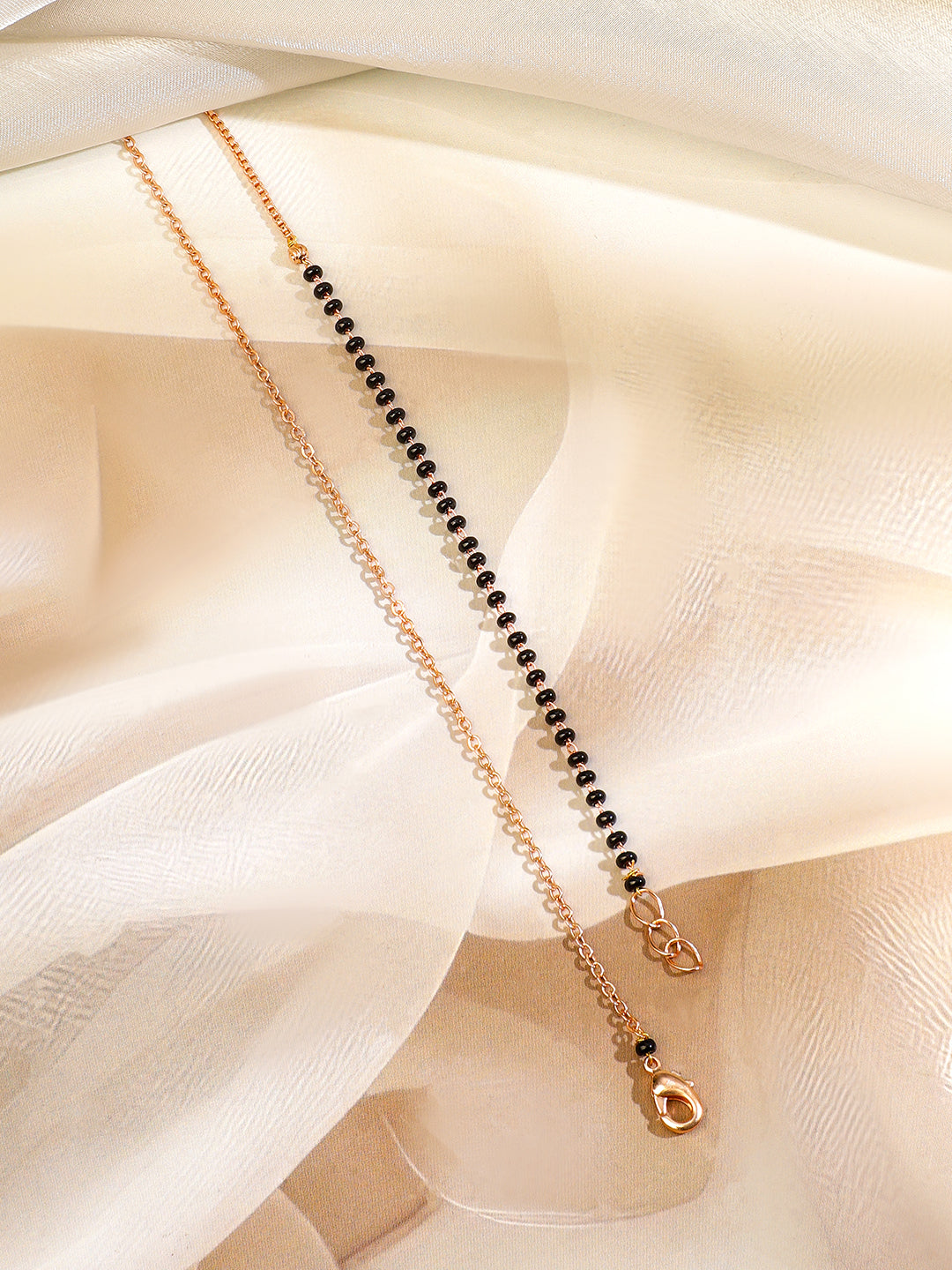American Diamond Zirconia Gold Mangalsutra