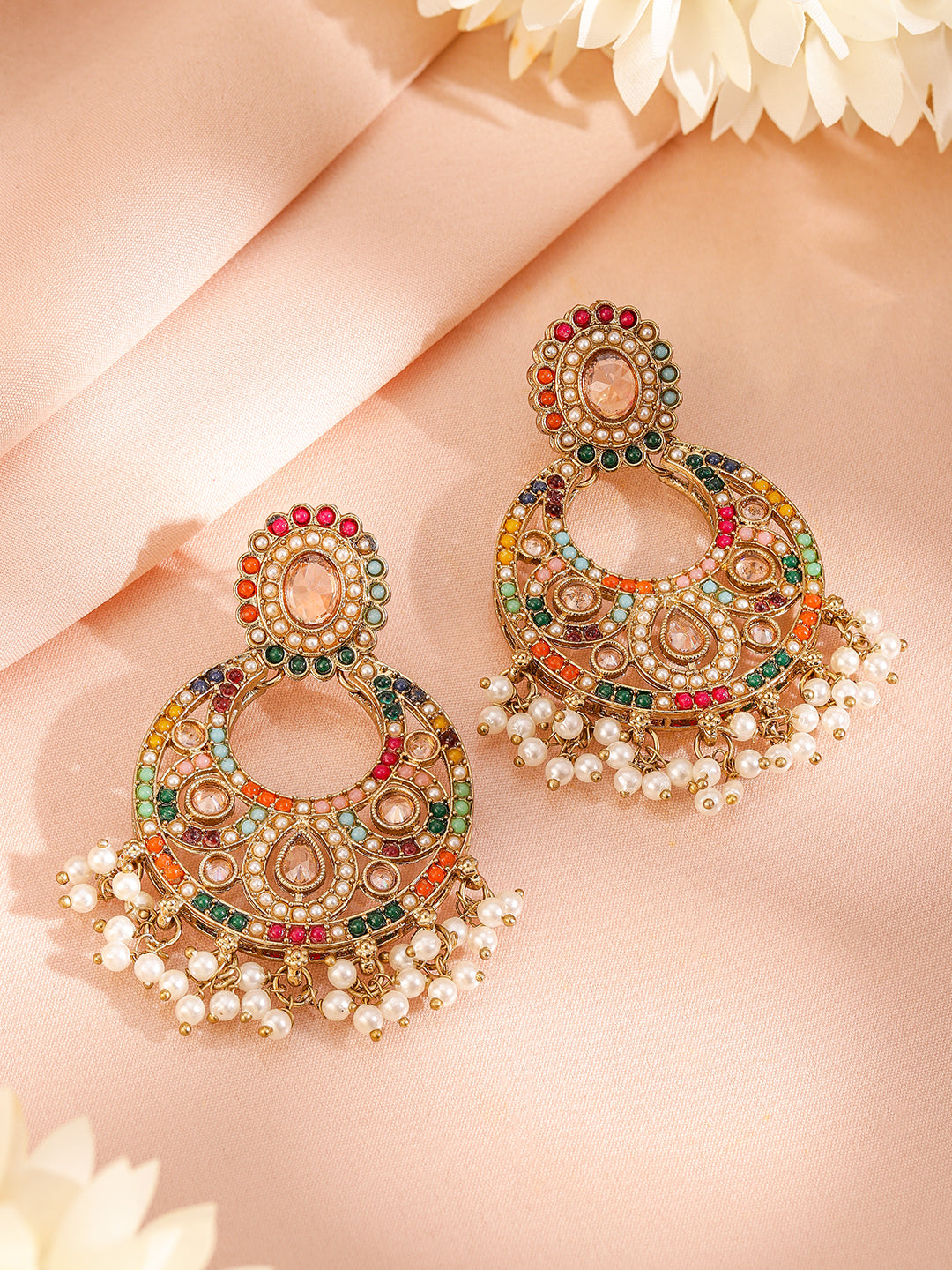 Garden of Colours Kundan Necklace Set