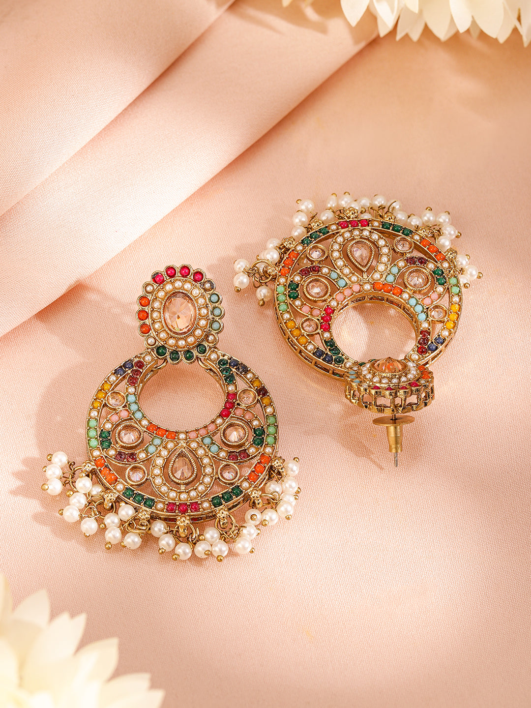 Garden of Colours Kundan Necklace Set