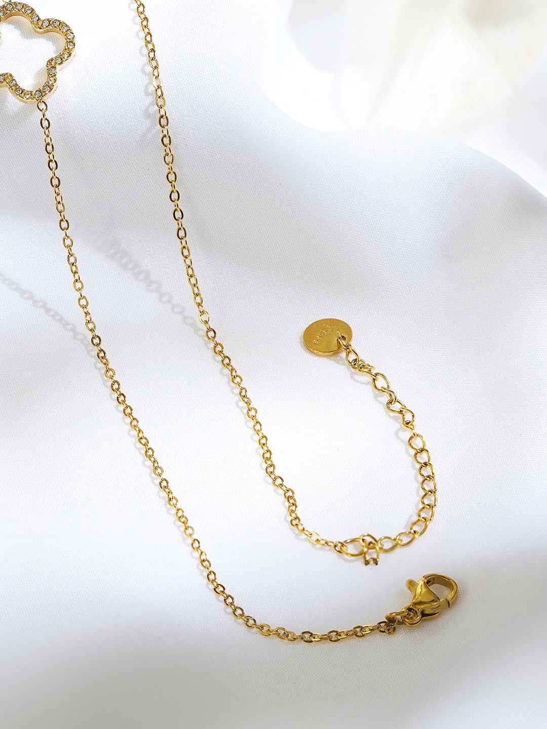 Blissful Floral Charms Chain Necklace