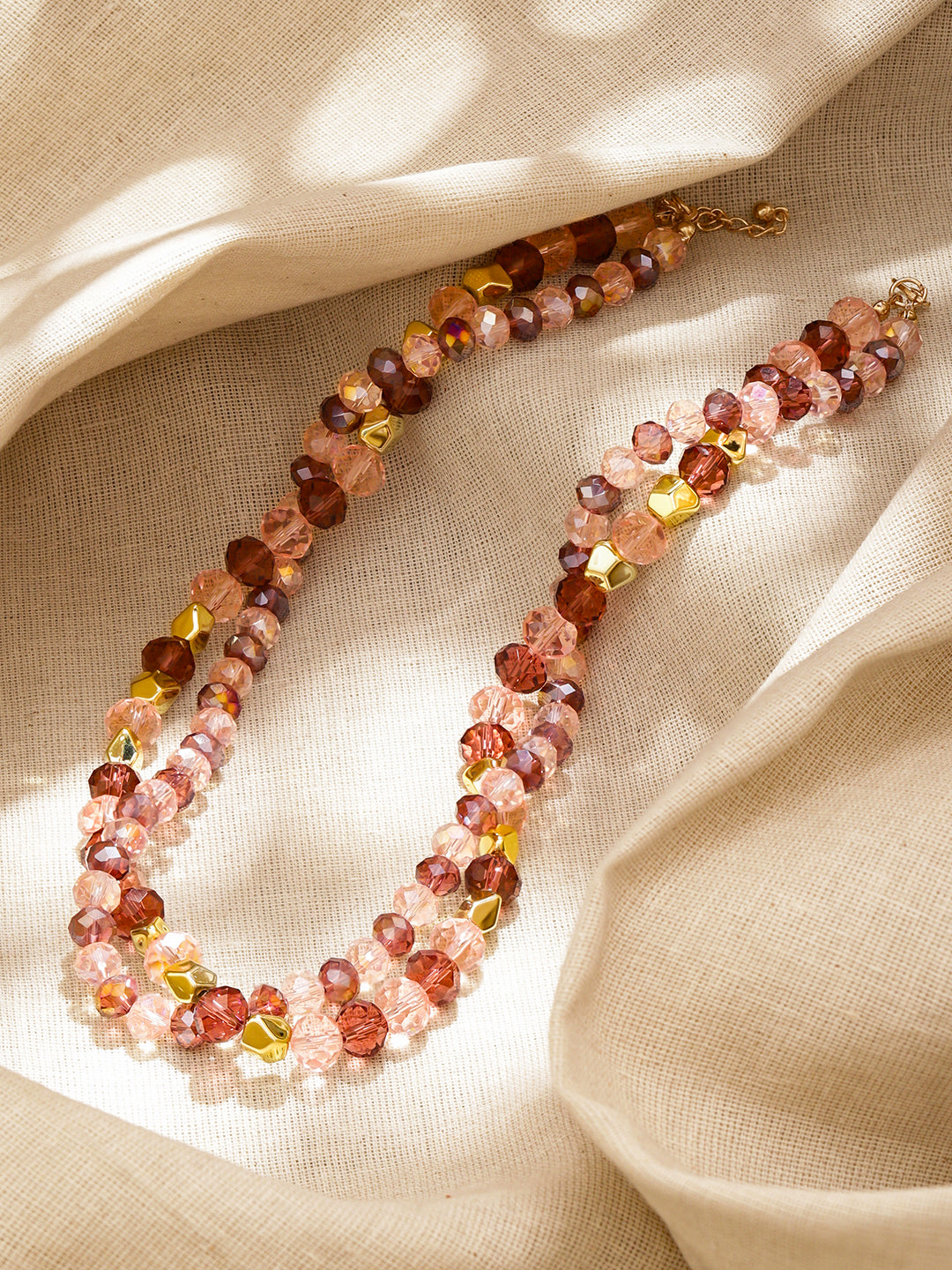 Multicolor Beaded Layered Necklace