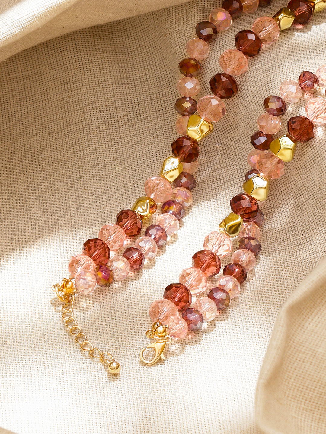 Multicolor Beaded Layered Necklace