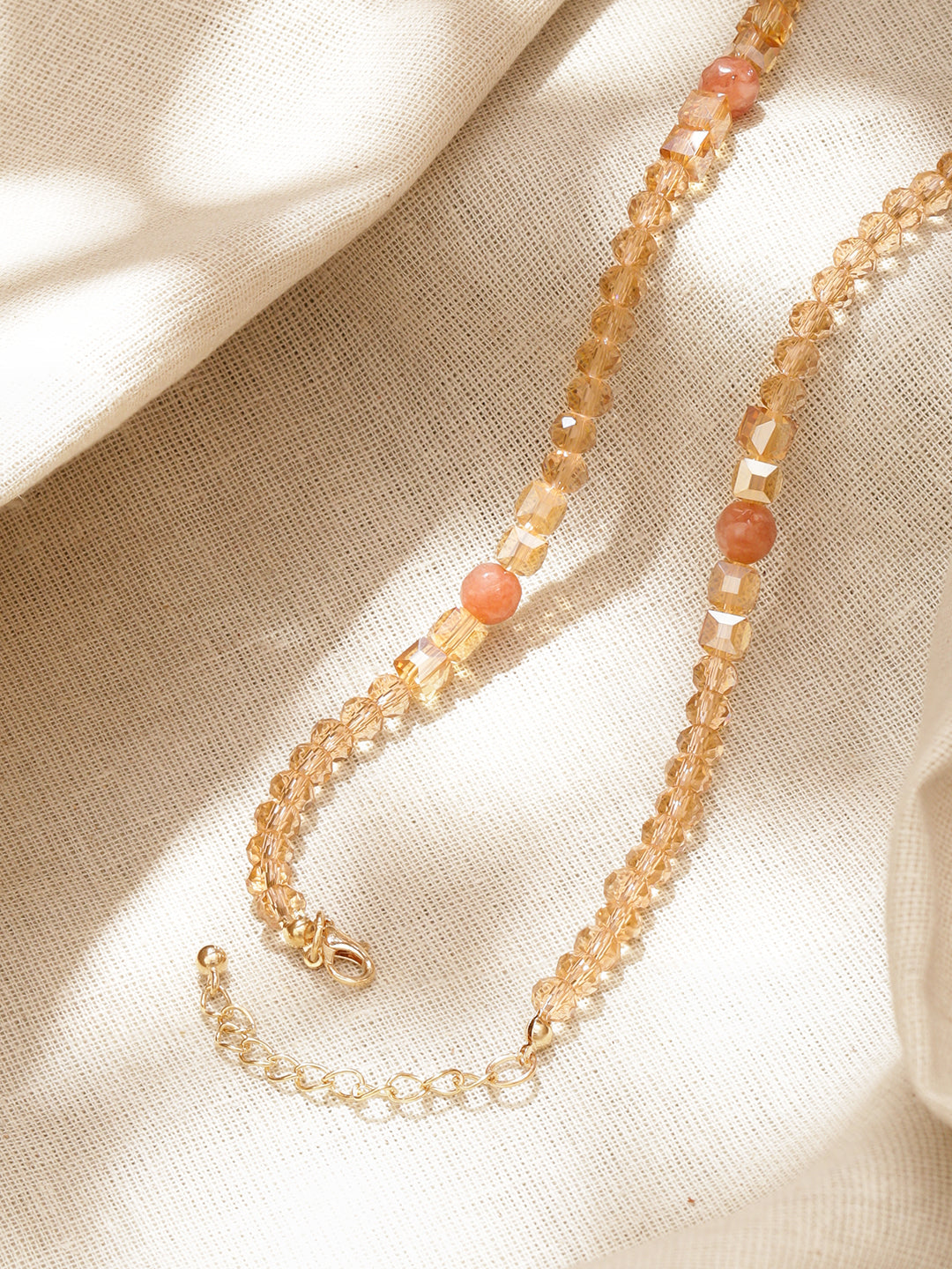 Multicolor Beaded Crystal Necklace