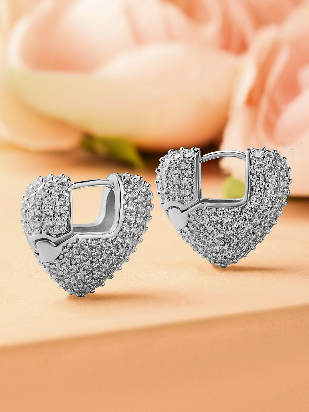 She Wore Her Heart in Sparkle Hoops