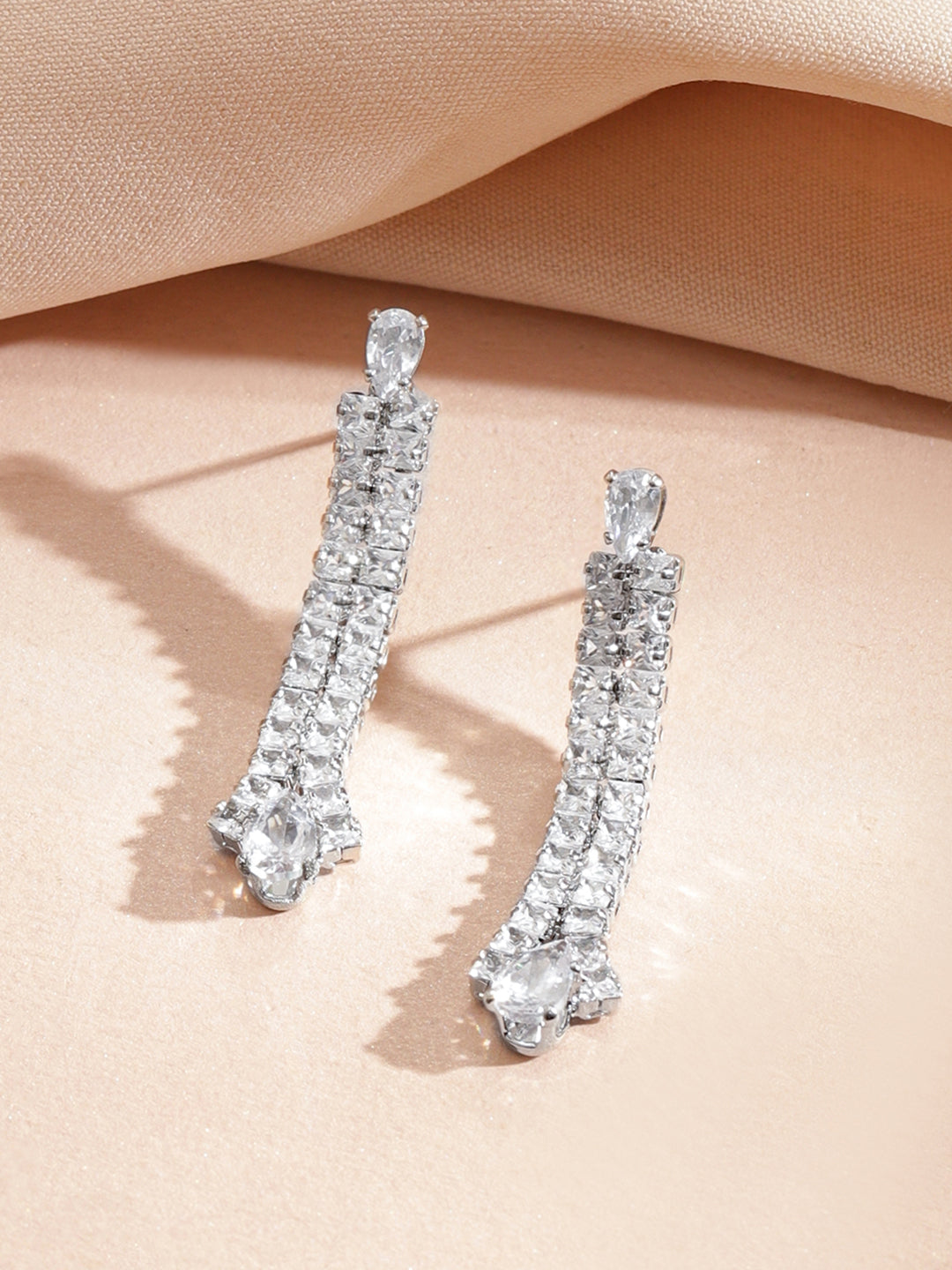 American Diamond Zirconia Necklace Set