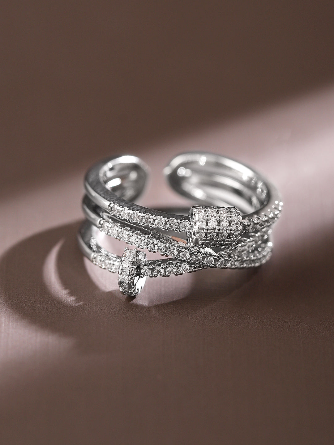 American Diamond Zirconia Ring