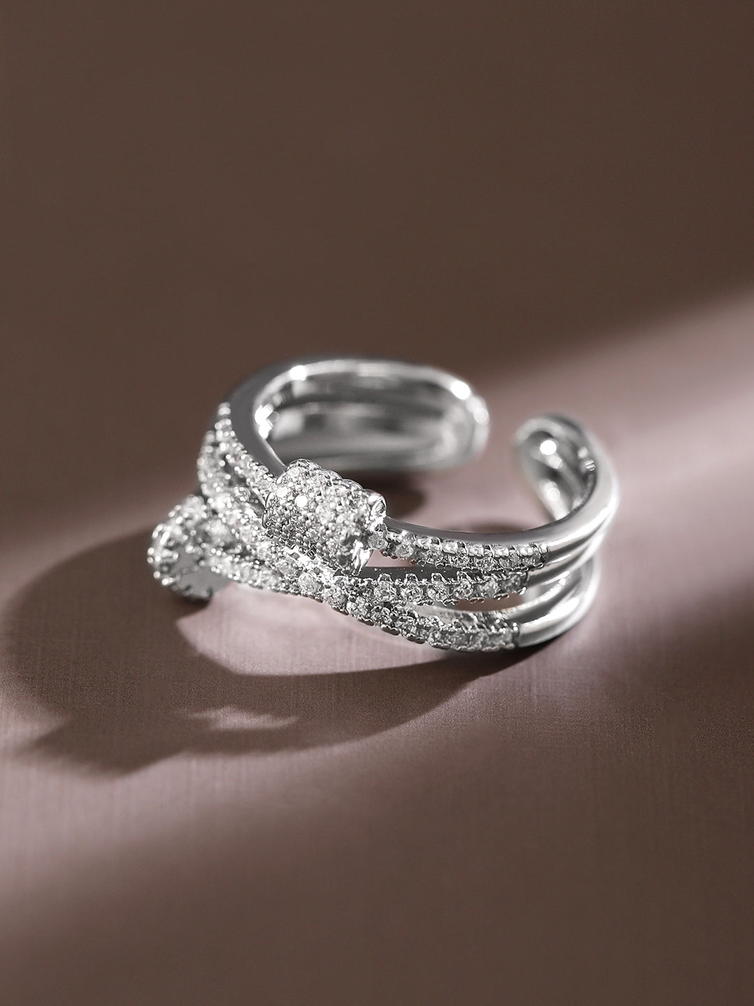 American Diamond Zirconia Ring