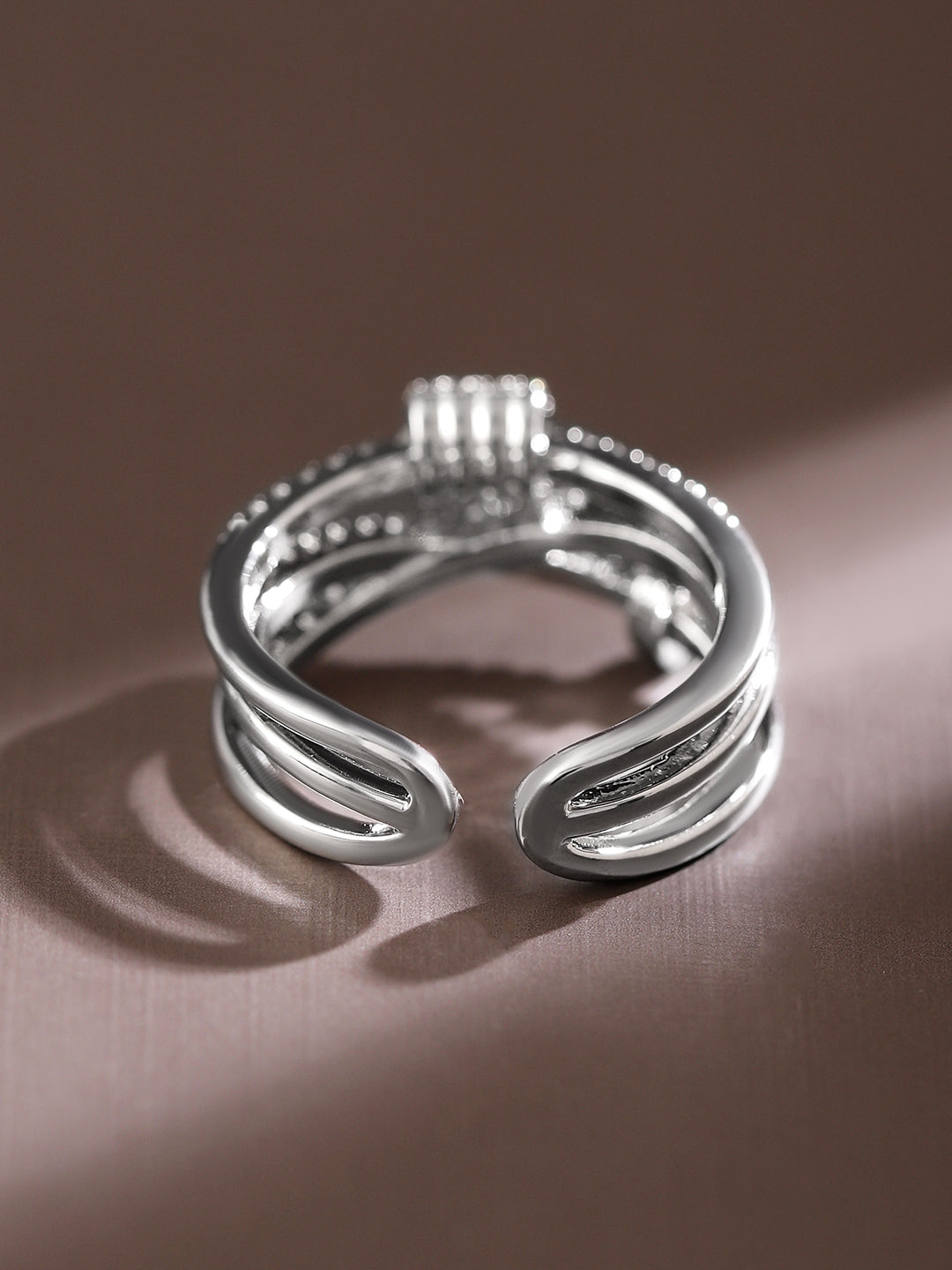 American Diamond Zirconia Ring