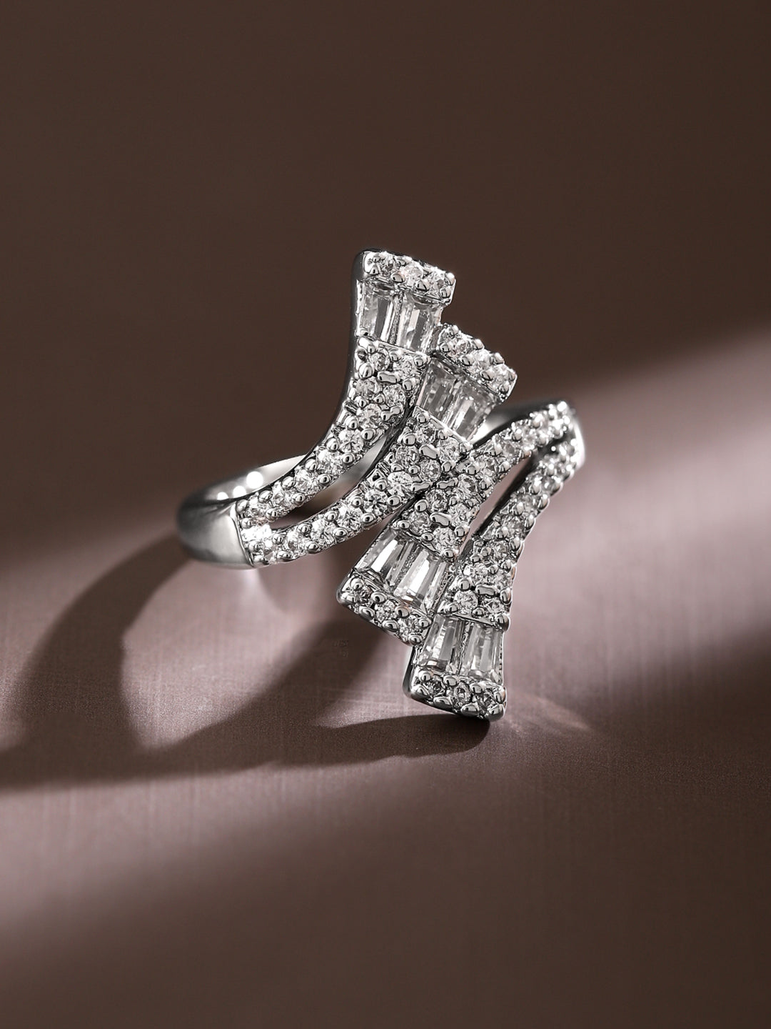 American Diamond Zirconia Stylish Ring