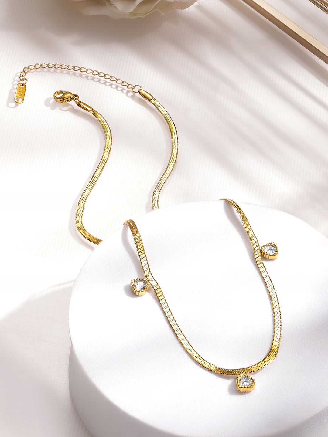 Loving Heart Charms Chain Necklace