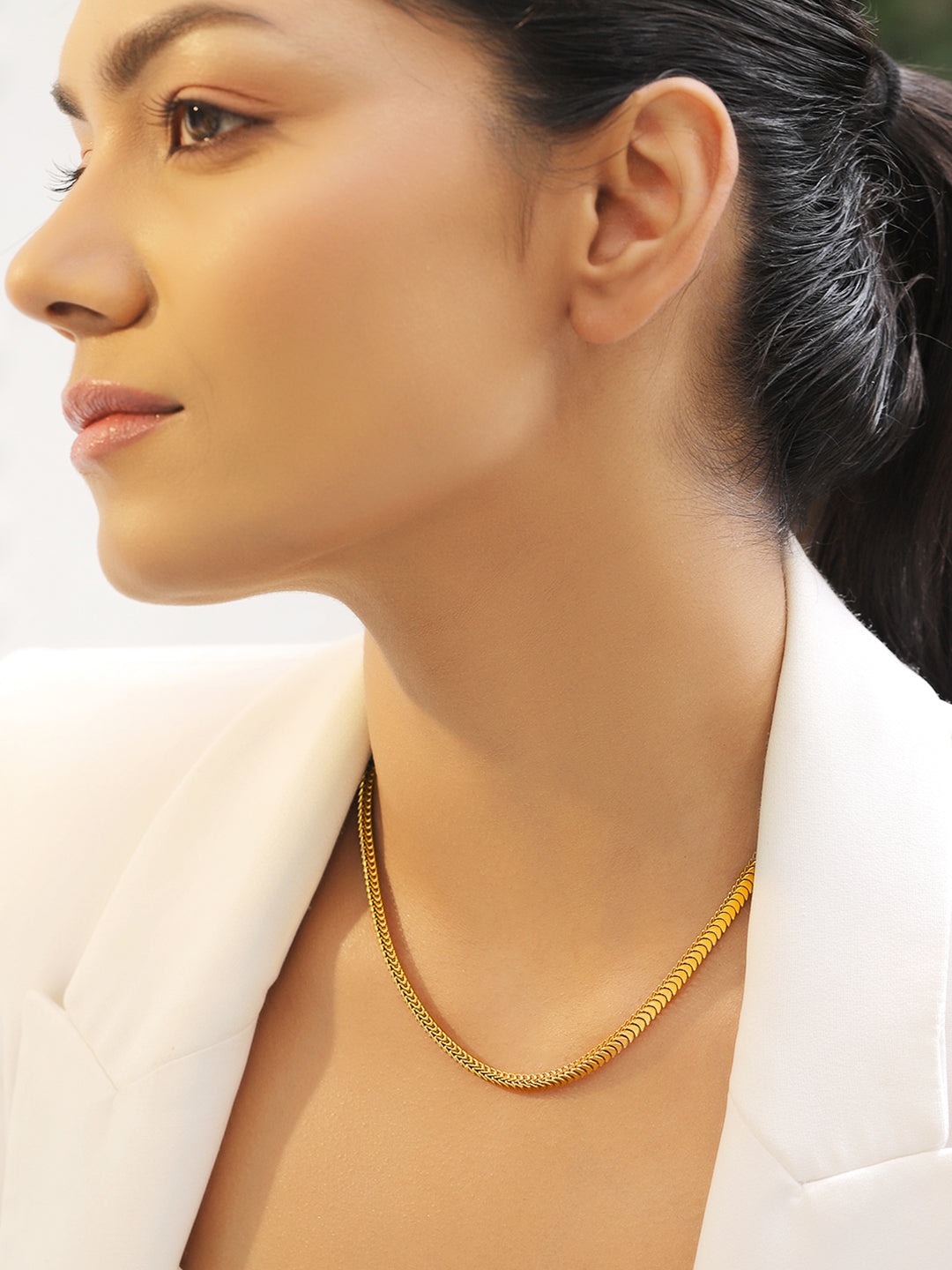 Subtle Gold Plated Snake Chain