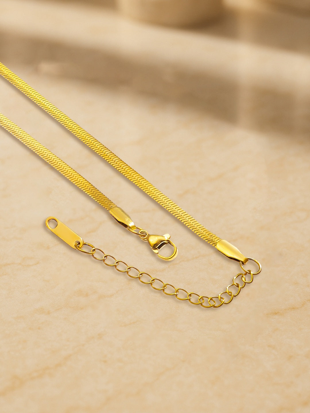 Butterfly Motif Gold Toned Necklace