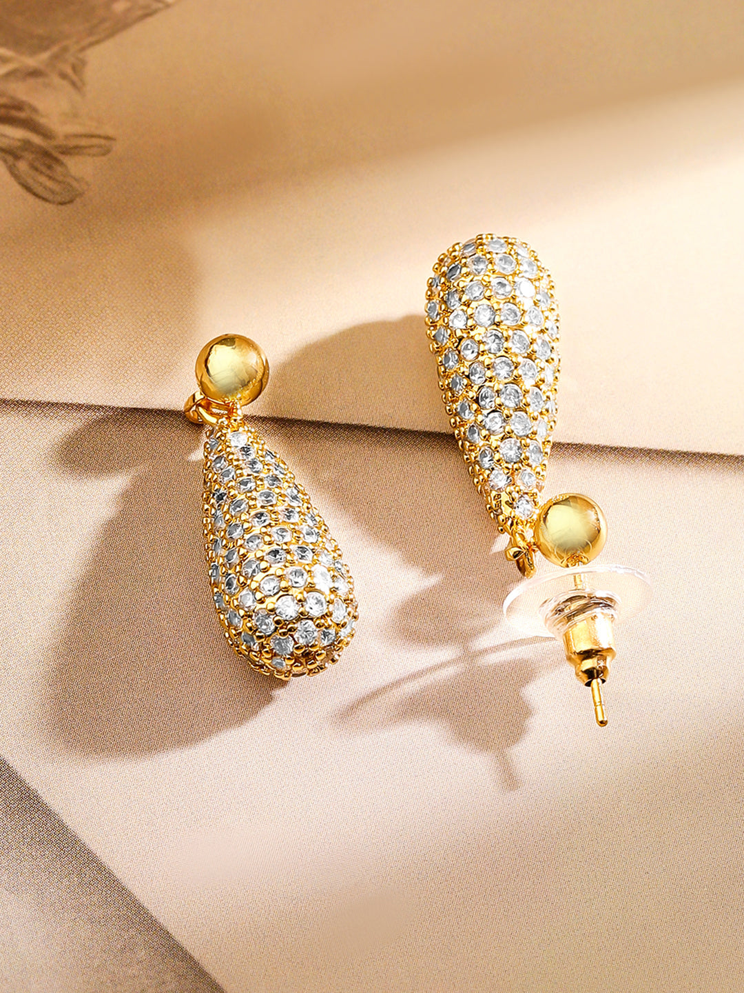Gold Toned Drop Necklace