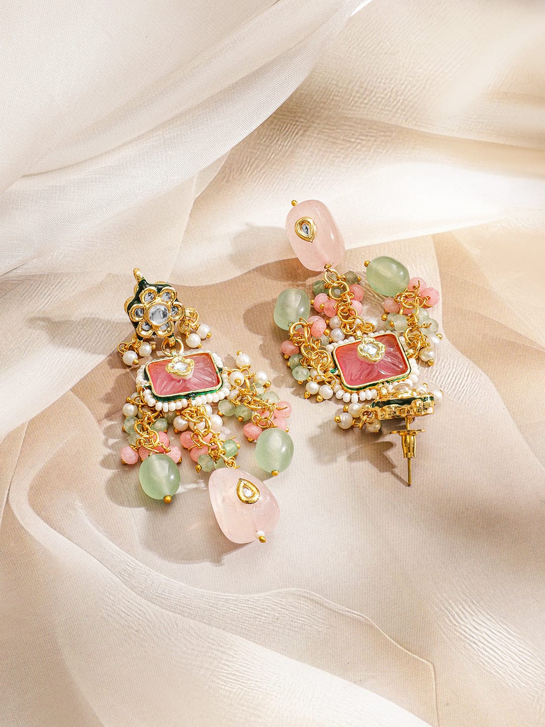 Bloom Multihued Kundan Necklace Set