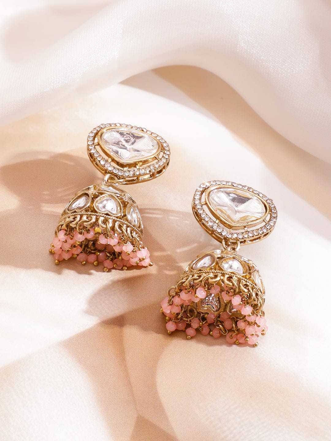 Blush with Polki Kundan Necklace Set