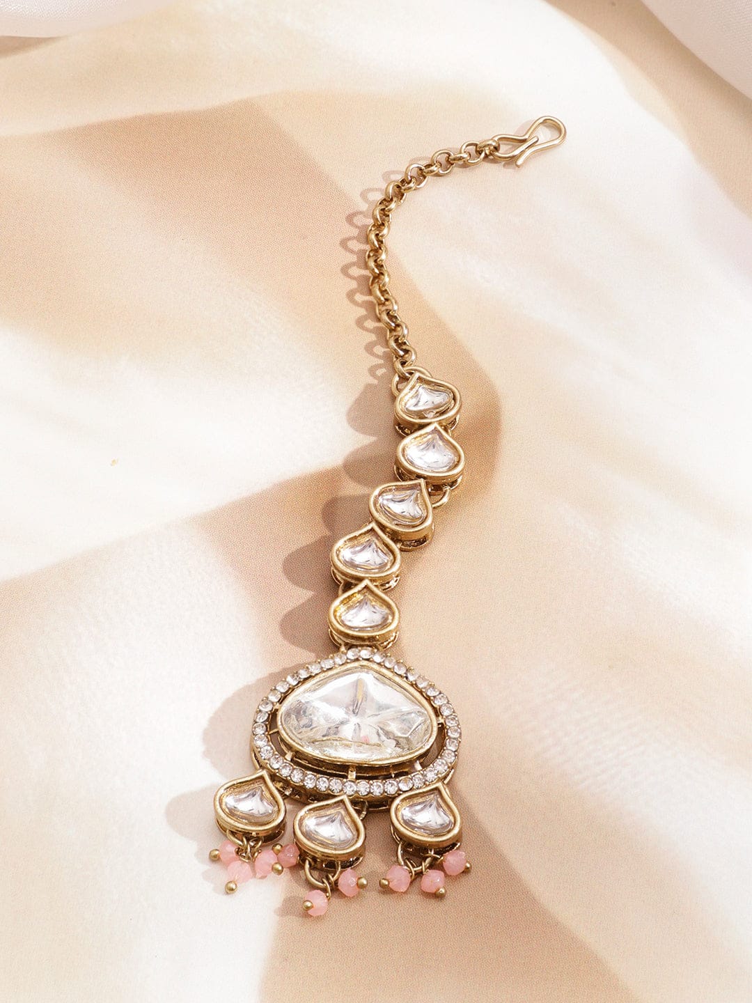 Blush with Polki Kundan Necklace Set