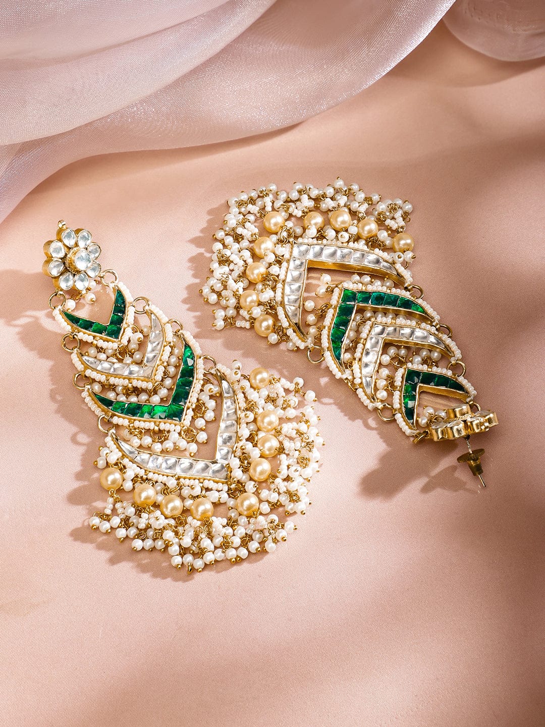 Echoes of Green Hues Danglers