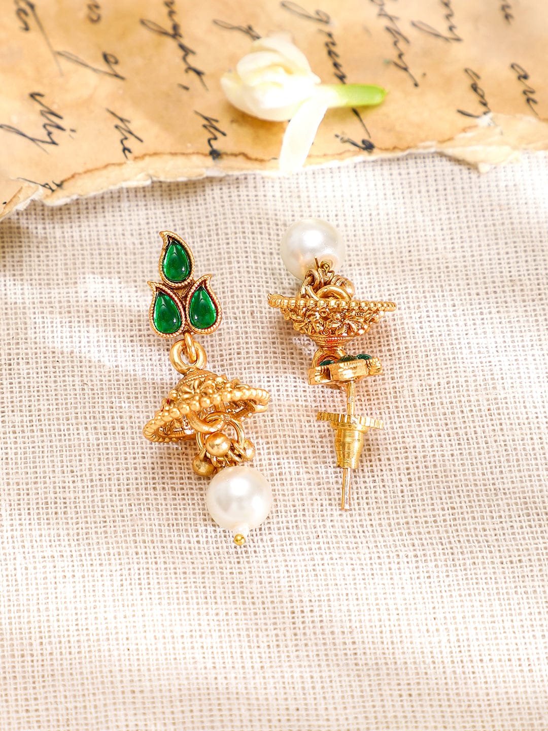 Elegant Green Necklace Set