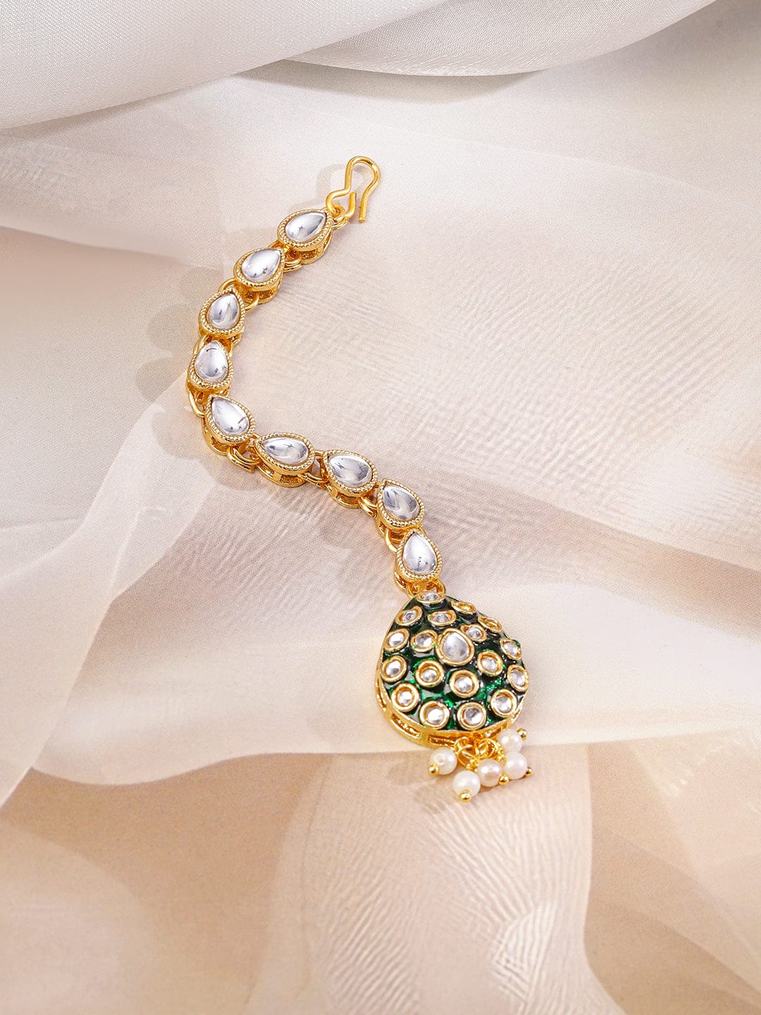 Green Muse of Kundan Necklace Set