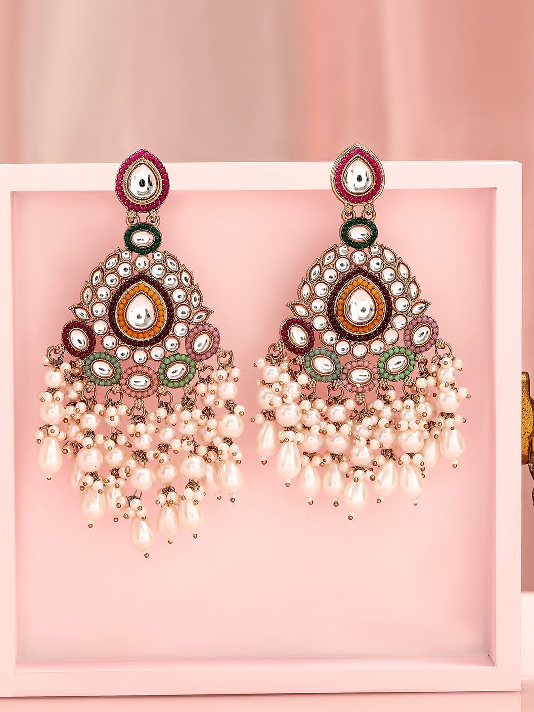 Heritage Charm Multitone Chandbali