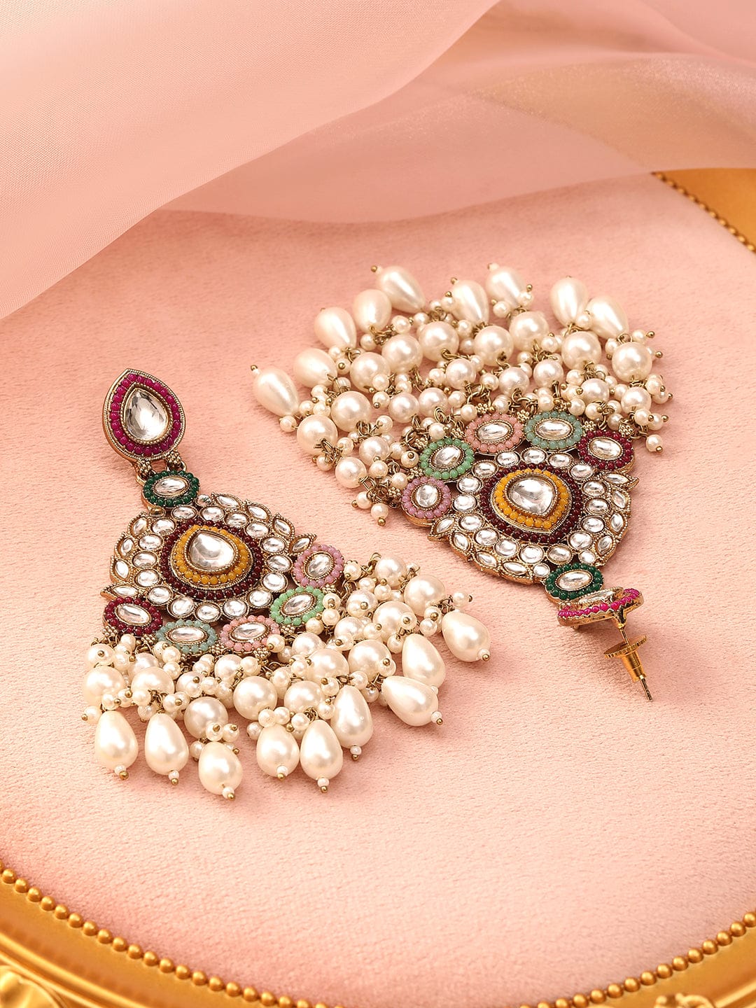 Heritage Charm Multitone Chandbali