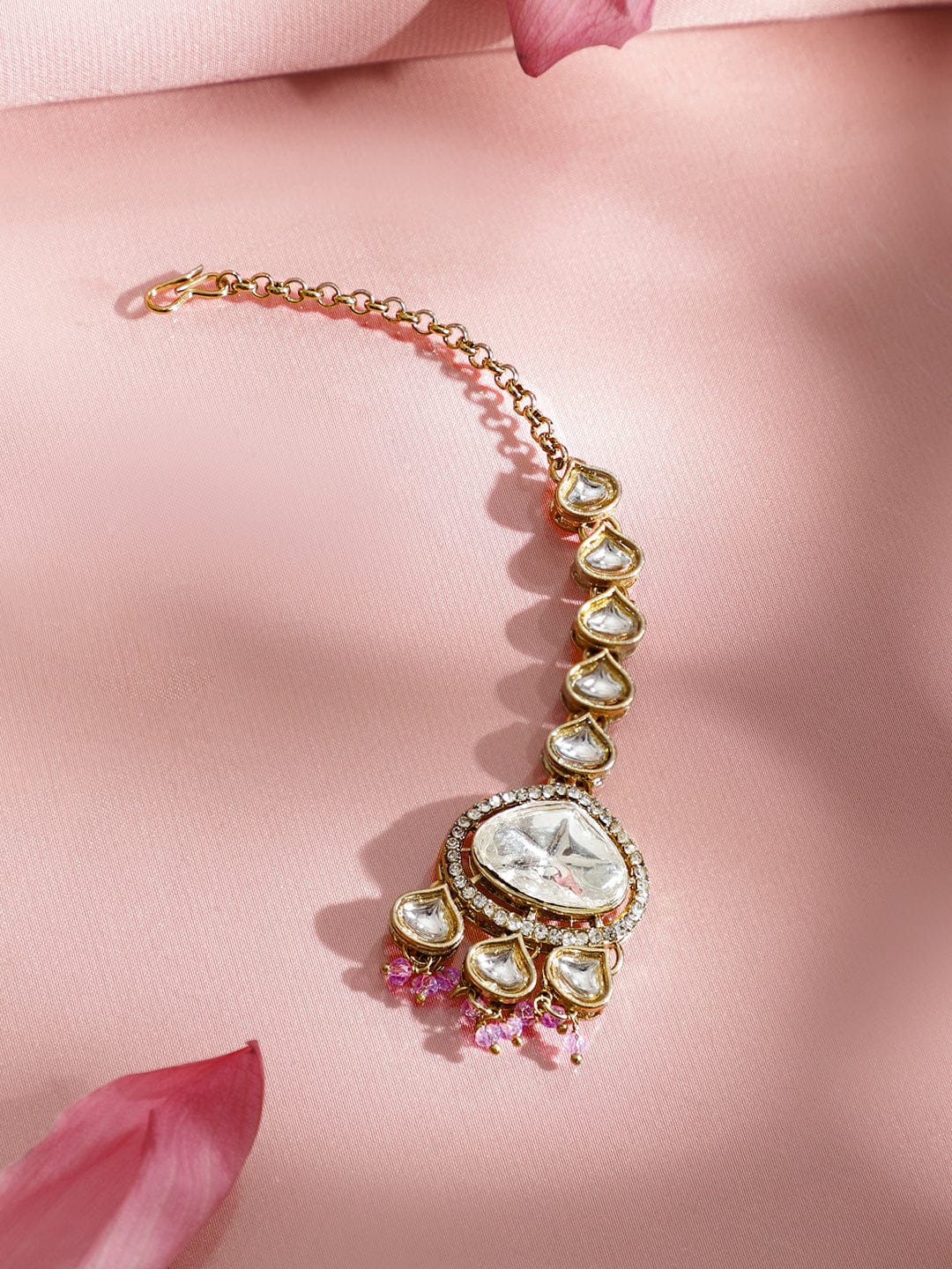 Lavender Echo Kundan Choker Set