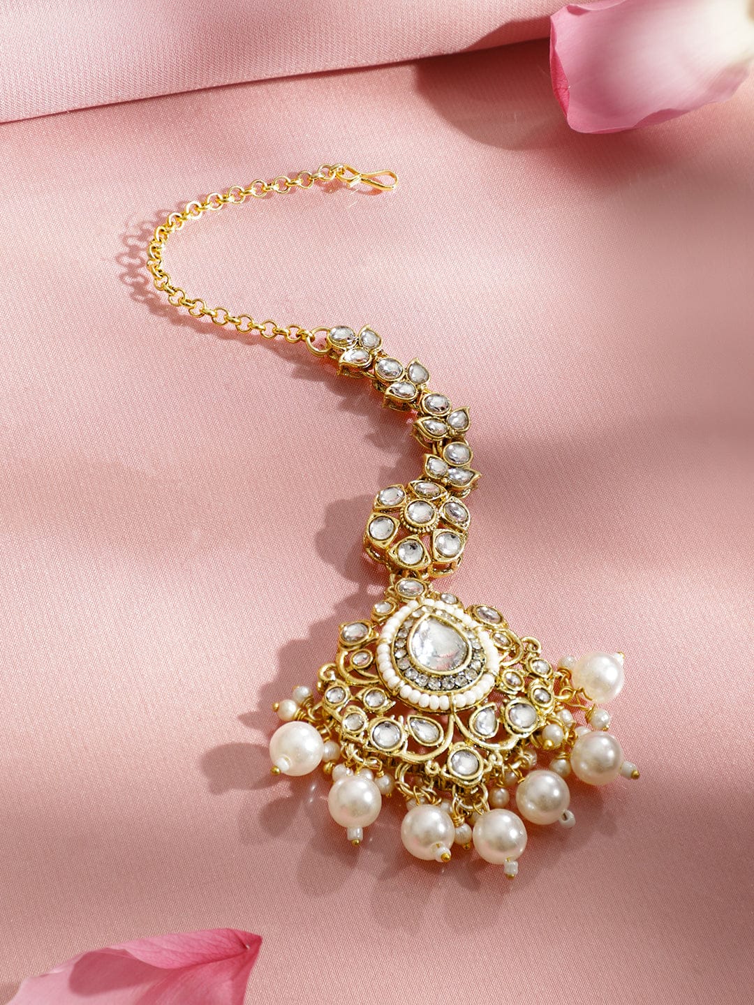 Luxe Tradition Kundan Necklace Set