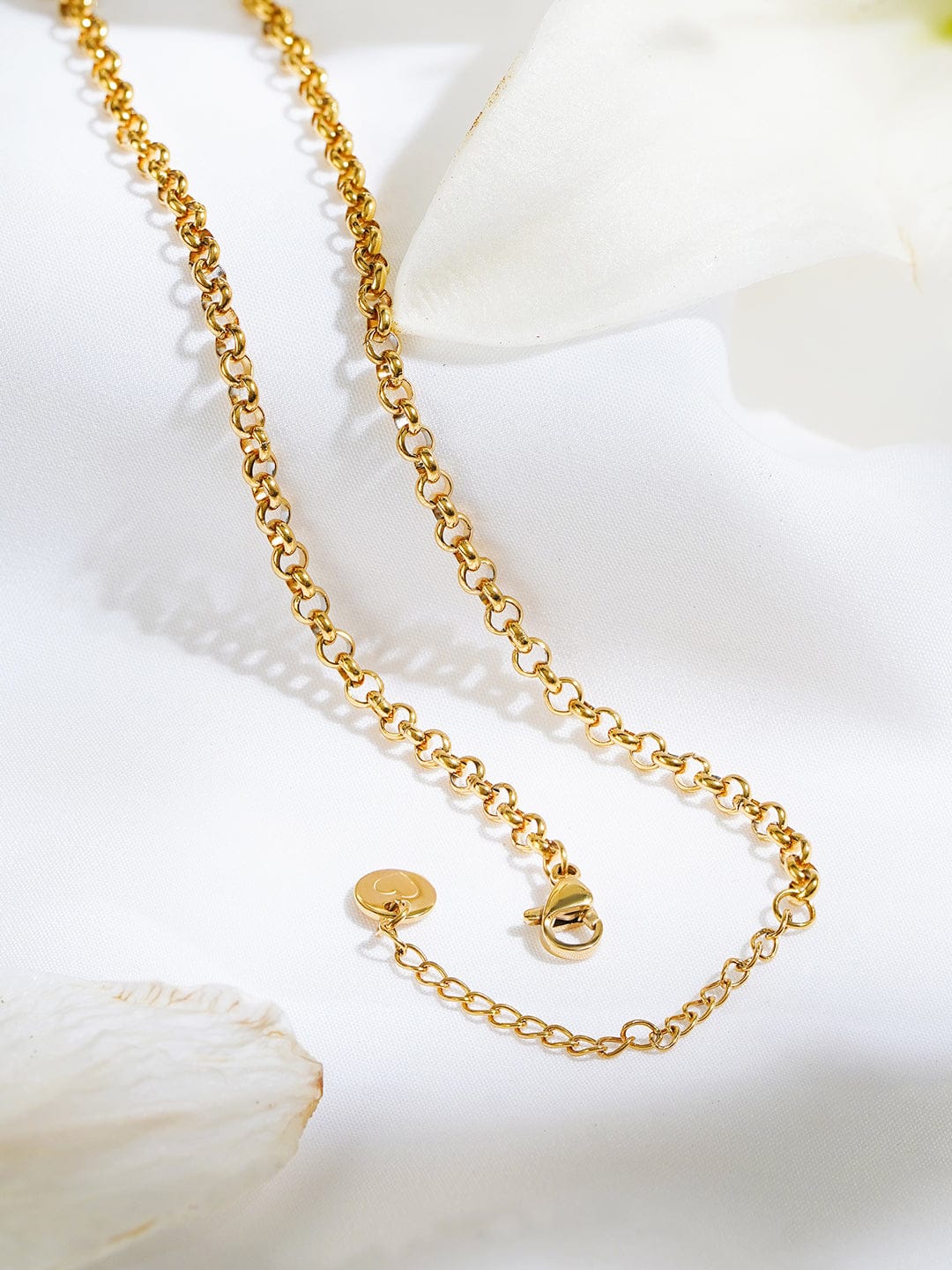 Majestic Circles Chic Gold Plated Necklace