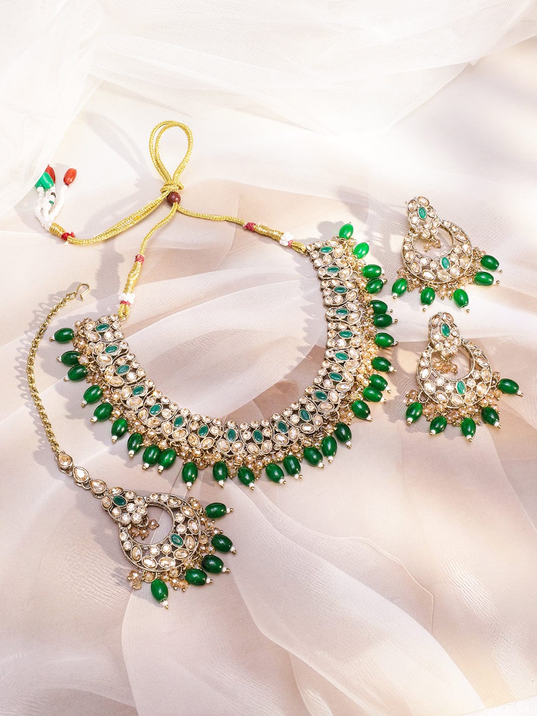 Mystic Greens Necklace Set