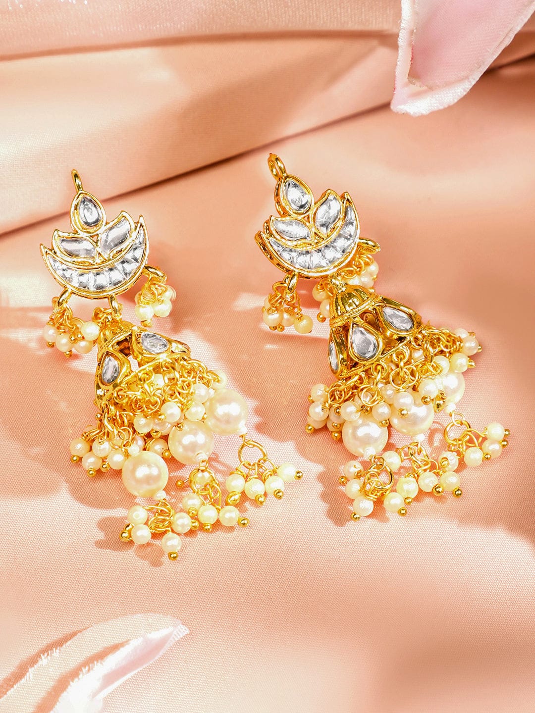 Pearls Fell in Love Kundan Necklace Set