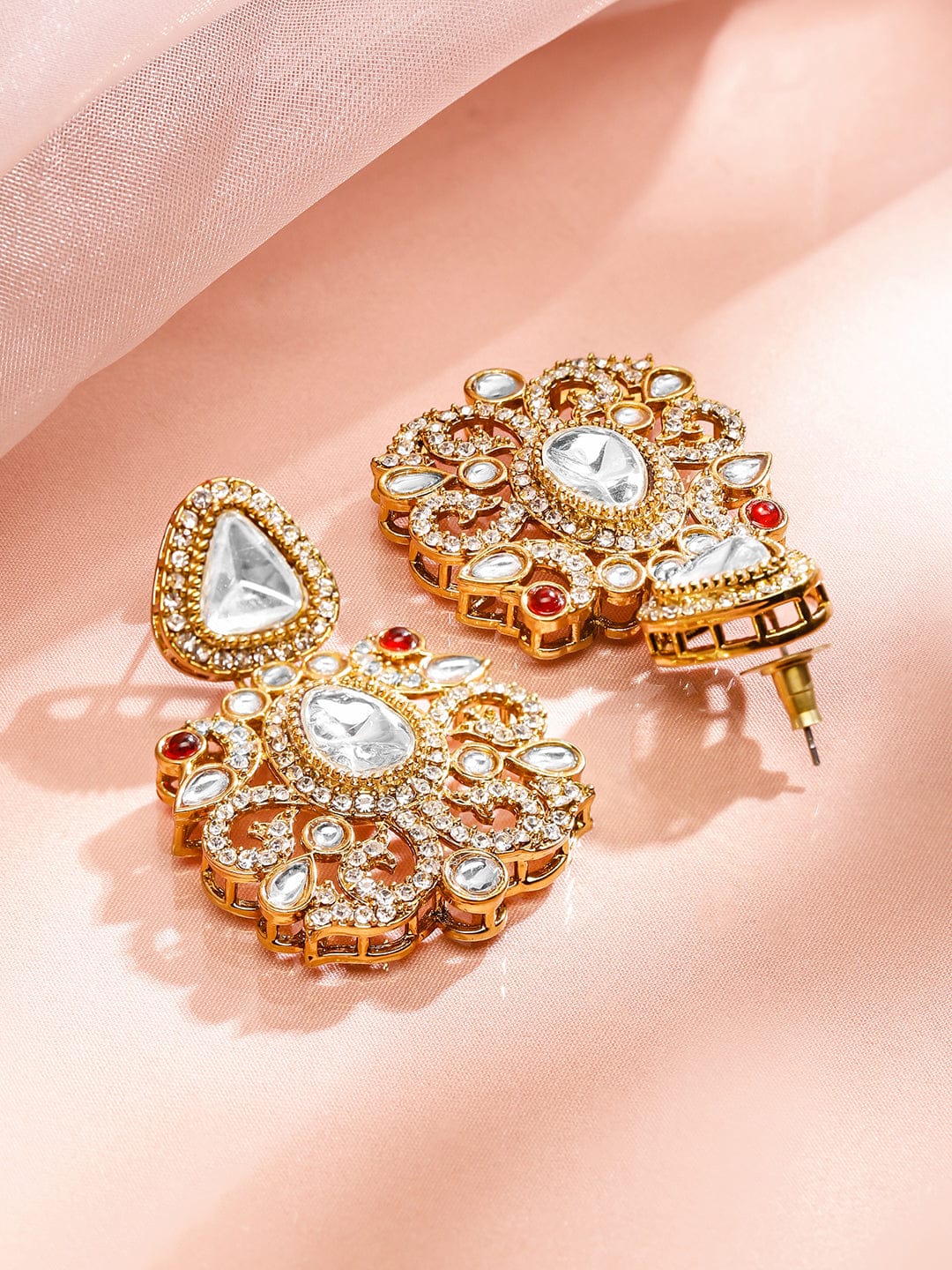Prismatic Floral American Diamond Zirconia Danglers