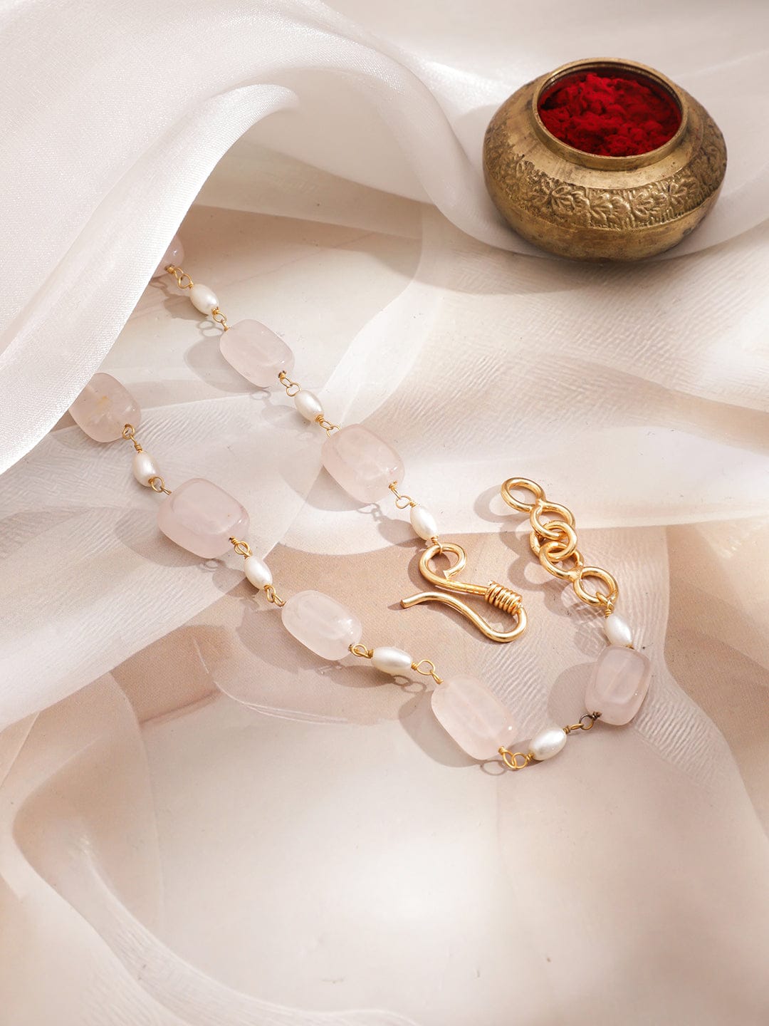 Radiant Beaded with Pearls Necklace
