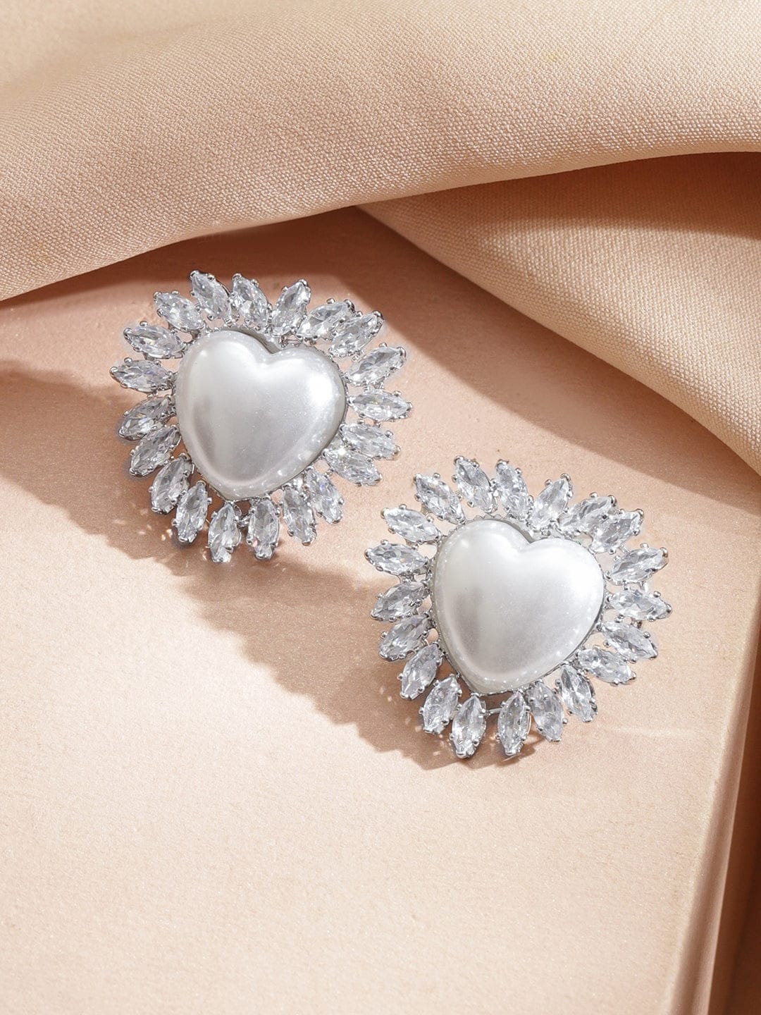 Regal Pearl Crystal Necklace Set