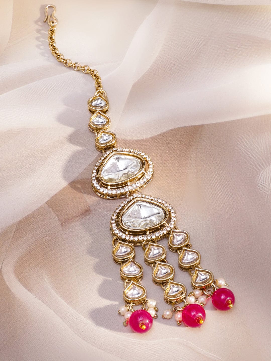 Royal Kundan & Pink Necklace Set