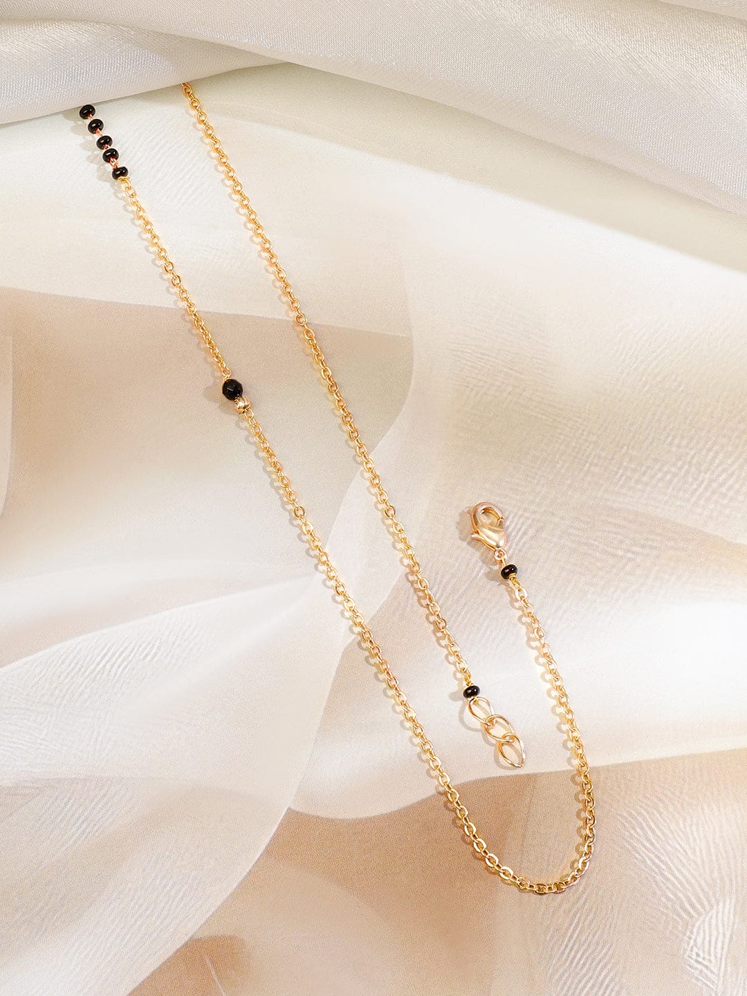 Pink Evil Eye American Diamond Zirconia Mangalsutra