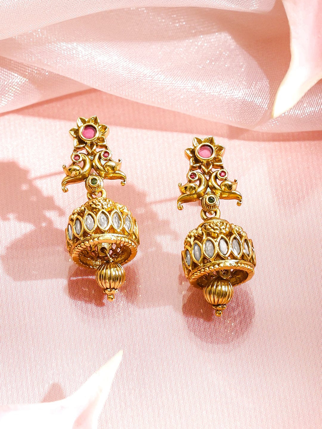 Radiant Diva Pink & Green Necklace Set