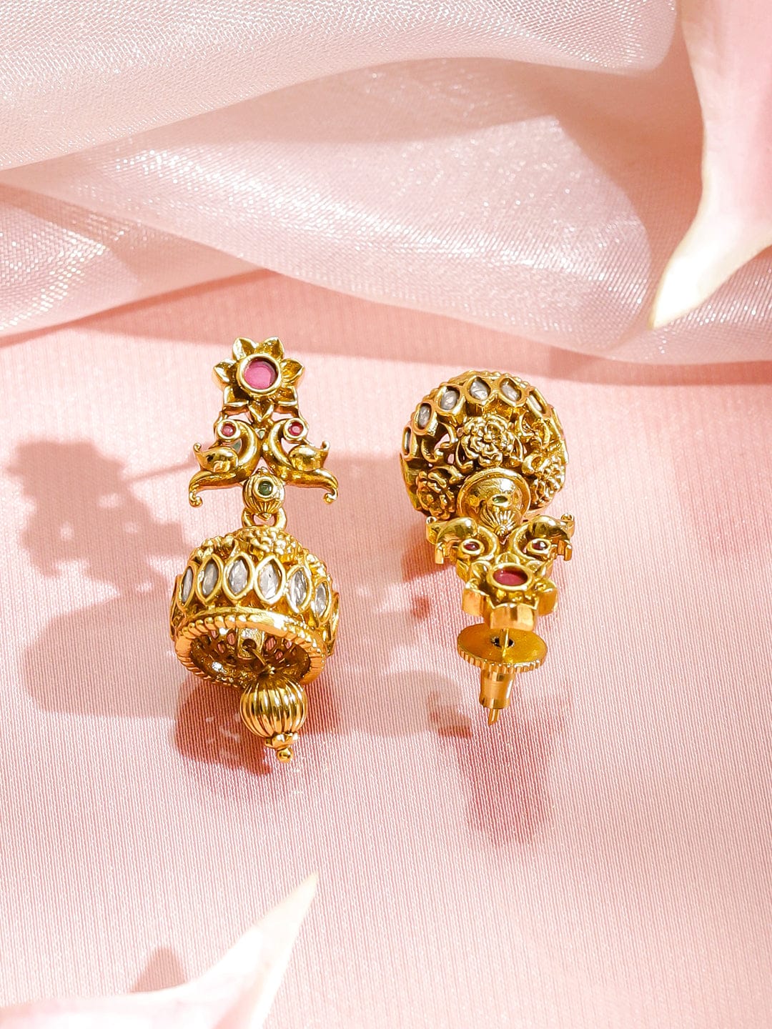 Radiant Diva Pink & Green Necklace Set