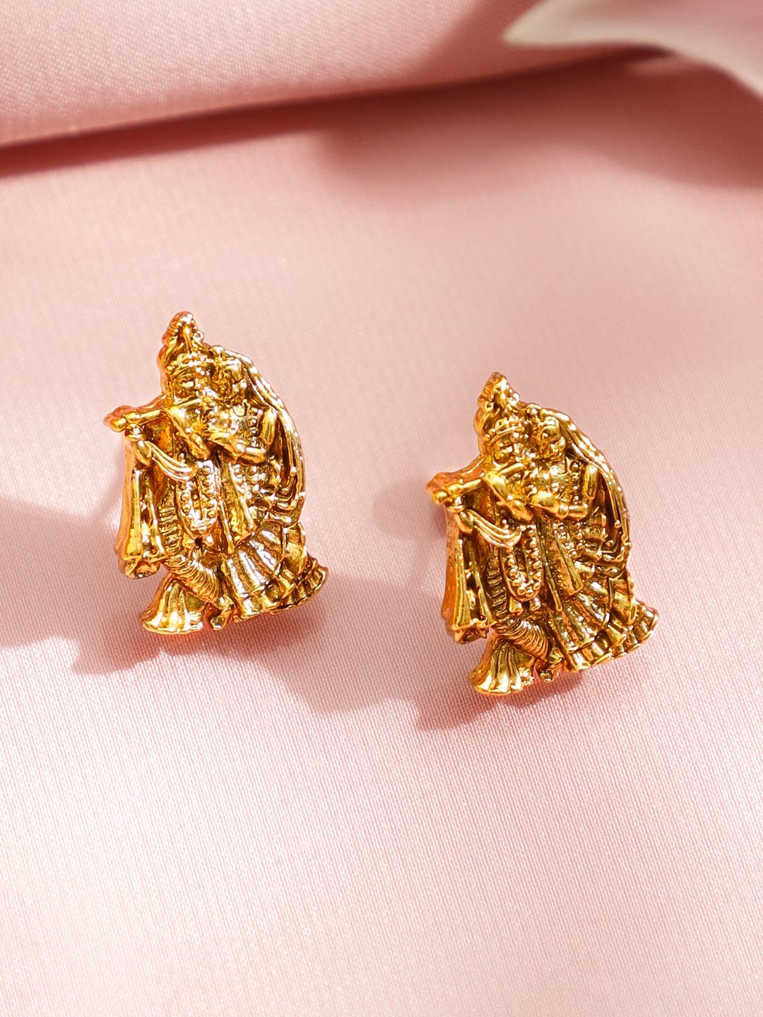 Lord Radha Krishna Divine Pendant Set