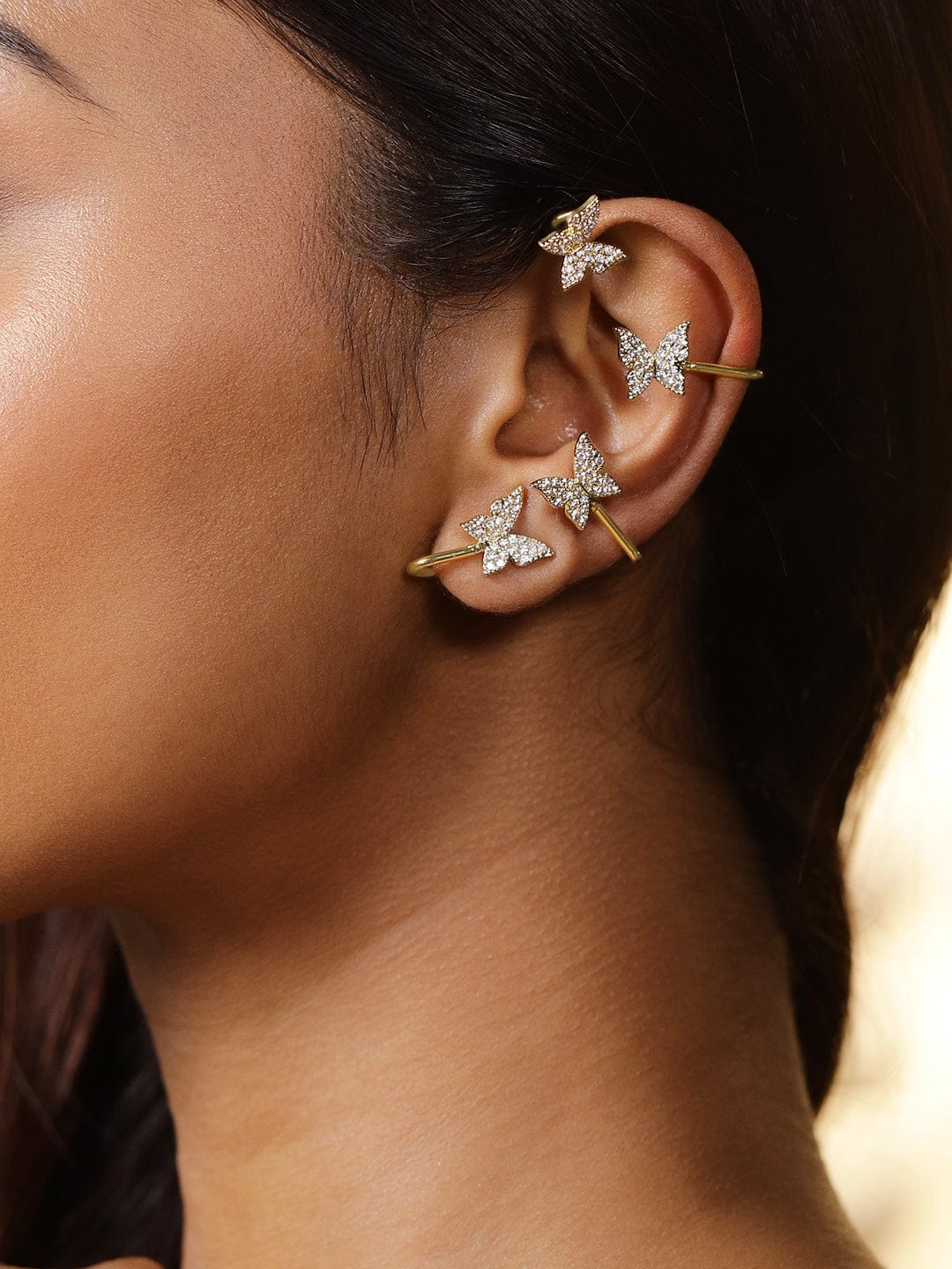 Glamour Glow Butterfly Ear Cuff