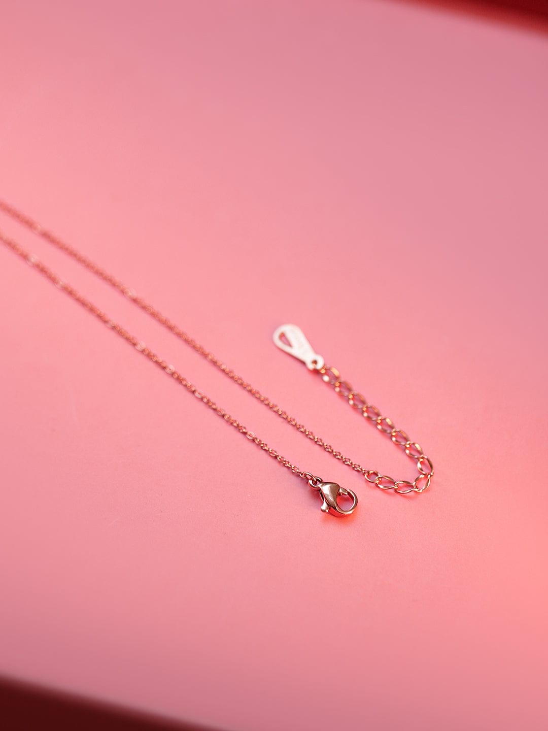 Love Pendant Necklace In Rose Gold