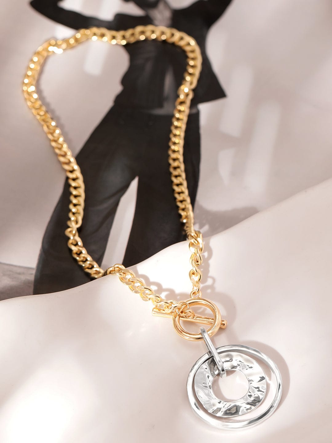 Rings on Play Statement Necklace